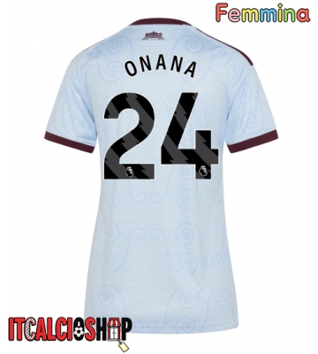 Aston Villa Amadou Onana #24 Terza Maglia Femmina 2026-27 Manica Corta